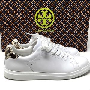 TORY BURCH Howell Court Sneakers Titanium White Warm Roccia